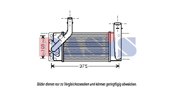 AKS DASIS Kompressoriõhu radiaator 217003N